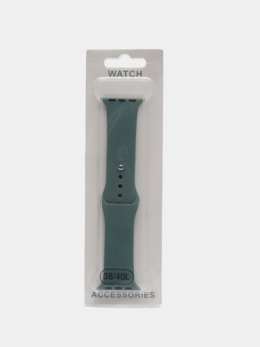 Тёмно-бирюзовый ремешок для Apple Watch 3, 4, 5, 6, SE, 7, 8, ultra, силиконовый