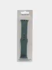 Тёмно-бирюзовый ремешок для Apple Watch 3, 4, 5, 6, SE, 7, 8, ultra, силиконовый