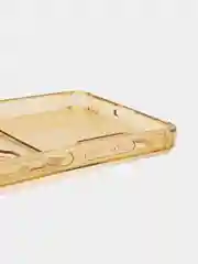 Золотой чехол для Samsung Galaxy A51 4G, M40S, прозрачный с карманом для карт