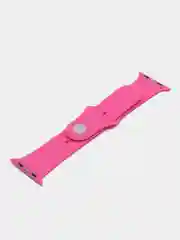 Фуксия ремешок для Apple Watch 3, 4, 5, 6, SE, 7, 8, ultra, силиконовый