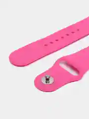 Фуксия ремешок для Apple Watch 3, 4, 5, 6, SE, 7, 8, ultra, силиконовый