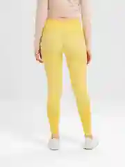 Желтый спортивные легинсы женские
