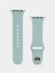 Мятный ремешок для Apple Watch 3, 4, 5, 6, SE, 7, 8, ultra, силиконовый