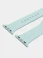 Мятный ремешок для Apple Watch 3, 4, 5, 6, SE, 7, 8, ultra, силиконовый