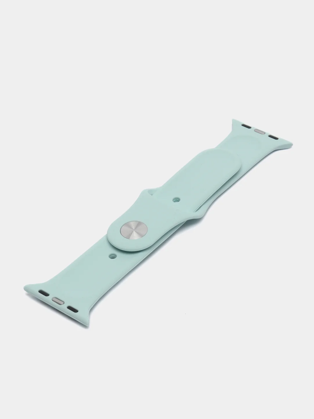 Мятный ремешок для Apple Watch 3, 4, 5, 6, SE, 7, 8, ultra, силиконовый