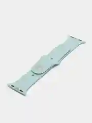 Мятный ремешок для Apple Watch 3, 4, 5, 6, SE, 7, 8, ultra, силиконовый