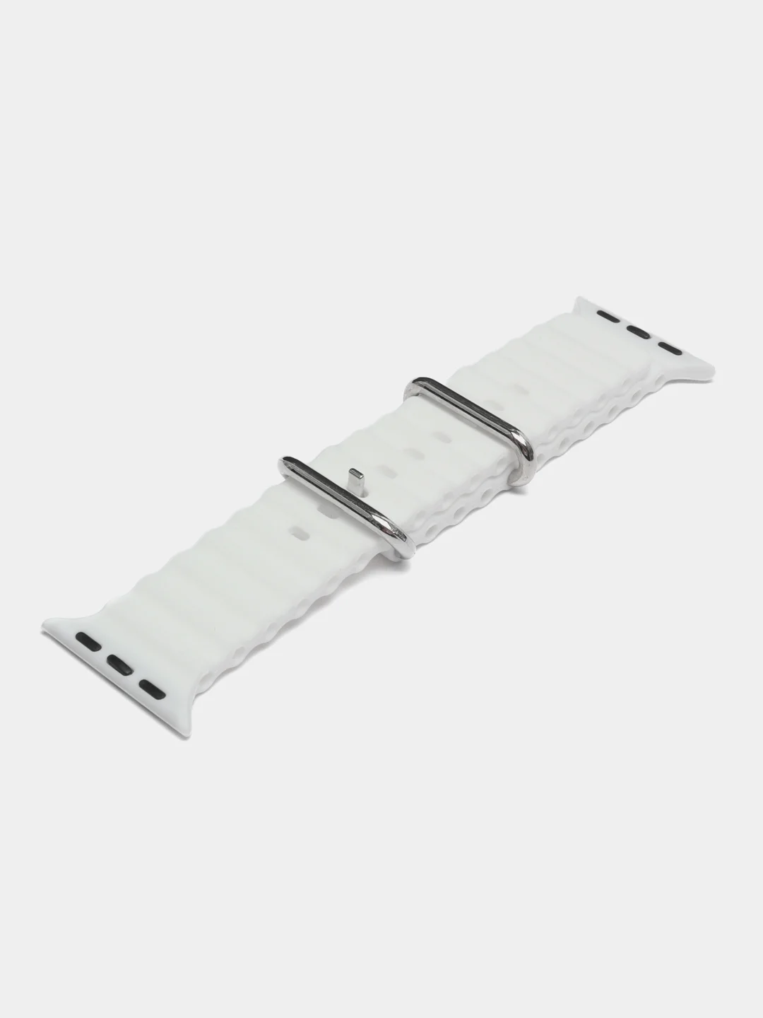 Белый силиконовый ремешок Ultra для смарт-часов Apple Watch, 38/40/41/42/44/45/49