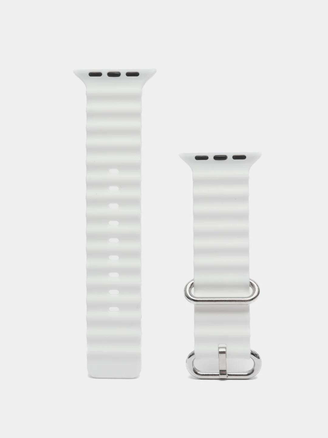 Белый силиконовый ремешок Ultra для смарт-часов Apple Watch, 38/40/41/42/44/45/49