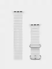 Белый силиконовый ремешок Ultra для смарт-часов Apple Watch, 38/40/41/42/44/45/49