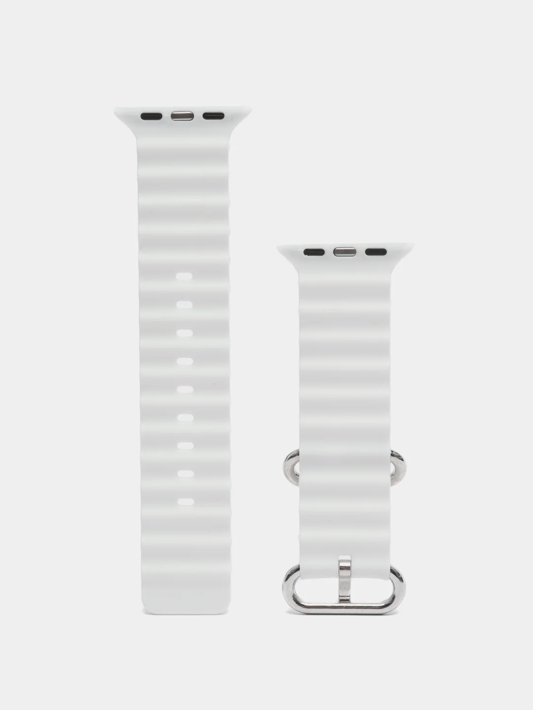 Белый силиконовый ремешок Ultra для смарт-часов Apple Watch, 38/40/41/42/44/45/49