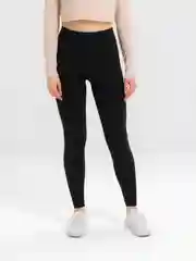 Черный легинсы женские, спортивные, с высокой посадкой