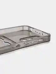 Серый силиконовый чехол для Xiaomi Redmi 10 (Редми 10), прозрачный, с карманом для карт