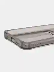 Серый силиконовый чехол для Xiaomi Redmi 10 (Редми 10), прозрачный, с карманом для карт