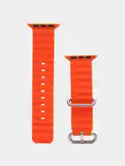 Оранжевый силиконовый ремешок Ultra для смарт-часов Apple Watch, 38/40/41/42/44/45/49