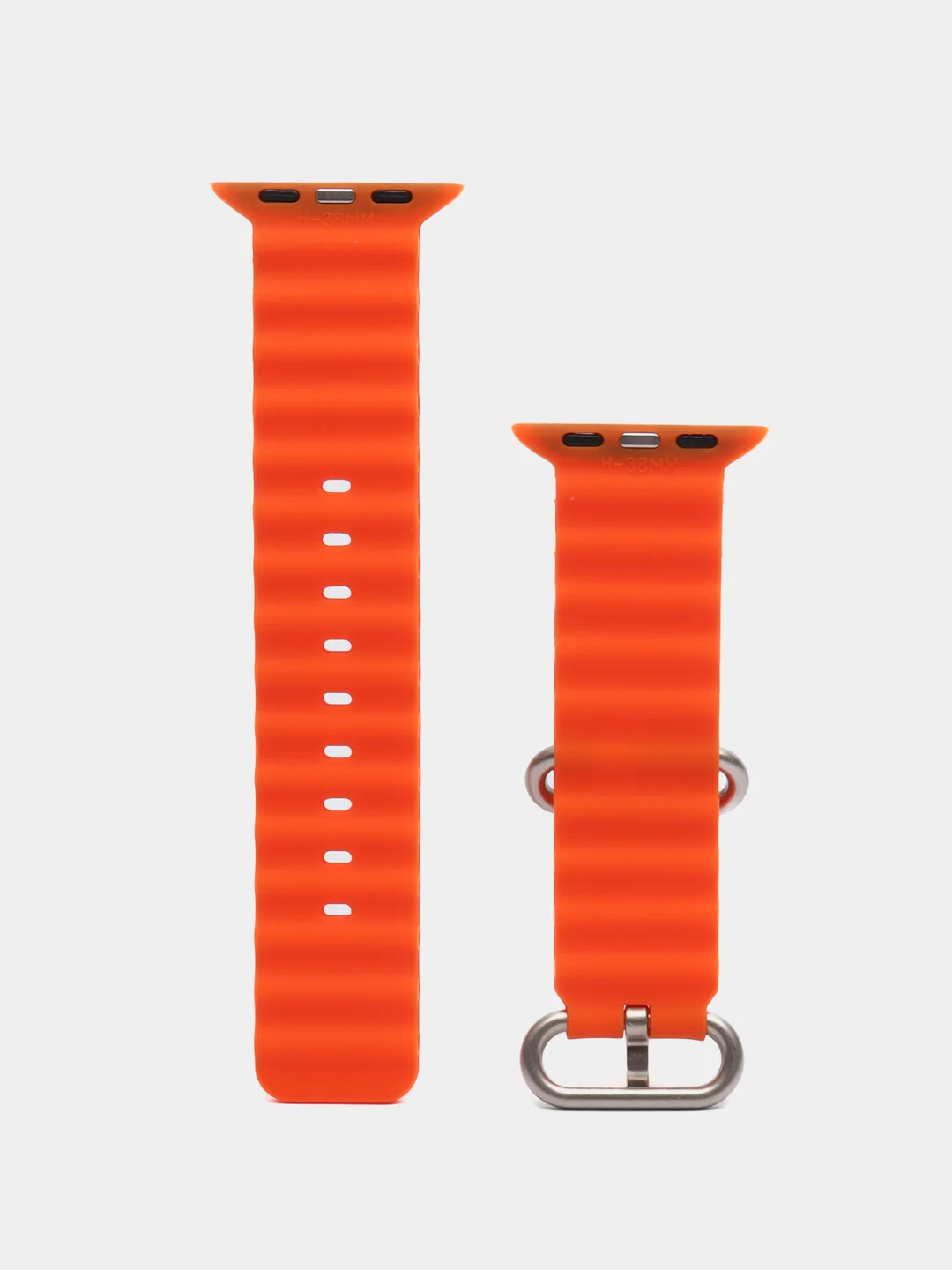 Оранжевый силиконовый ремешок Ultra для смарт-часов Apple Watch, 38/40/41/42/44/45/49