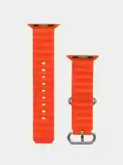 Оранжевый силиконовый ремешок Ultra для смарт-часов Apple Watch, 38/40/41/42/44/45/49