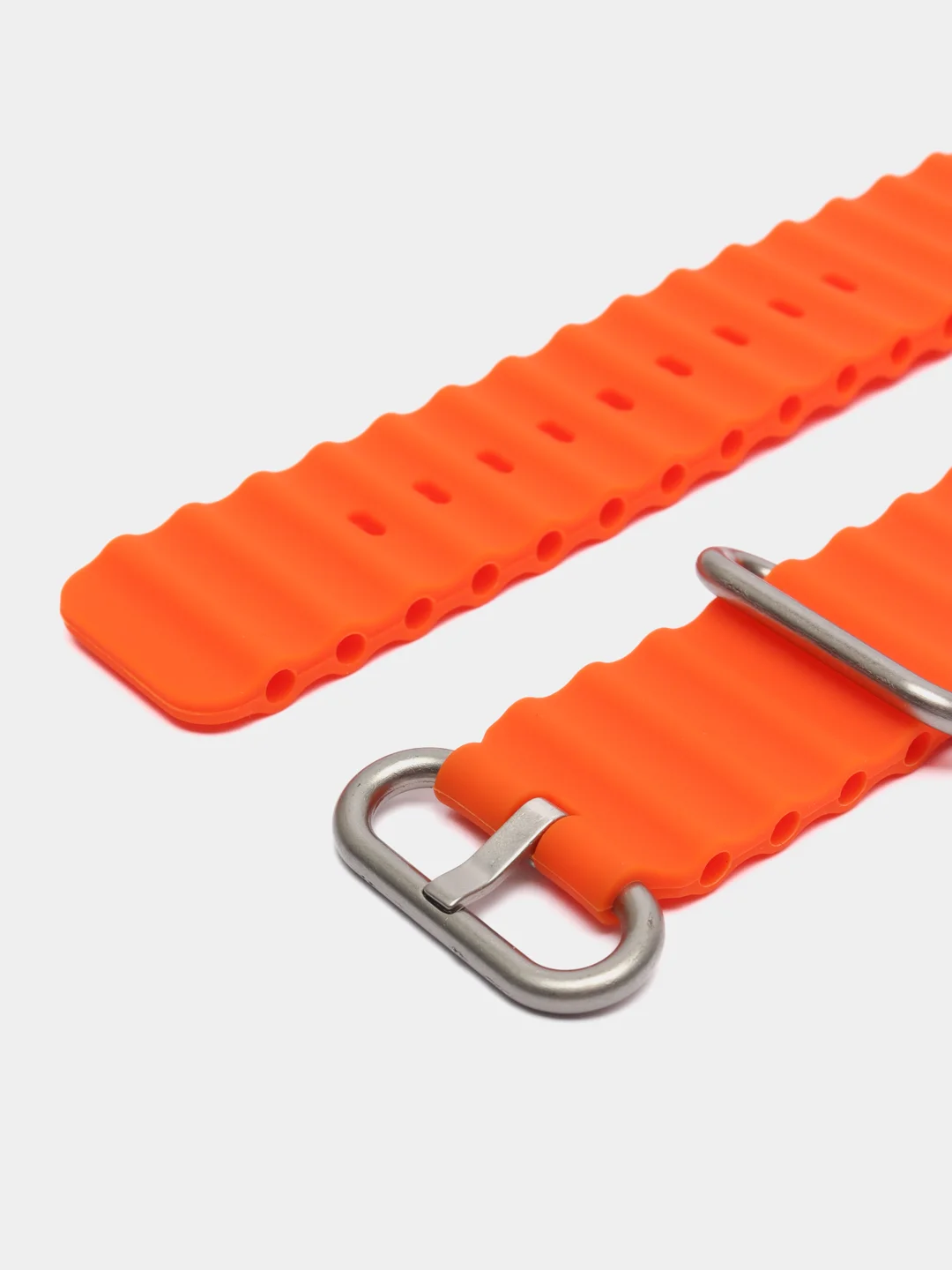 Оранжевый силиконовый ремешок Ultra для смарт-часов Apple Watch, 38/40/41/42/44/45/49