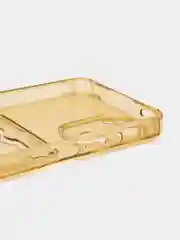 Золотой силиконовый чехол для Realme 10 4G (Реалми 10 4G), прозрачный