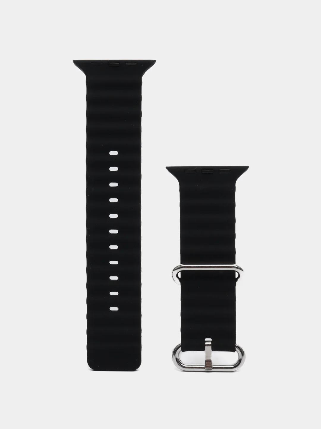 Черный силиконовый ремешок Ultra для смарт-часов Apple Watch, 38/40/41/42/44/45/49