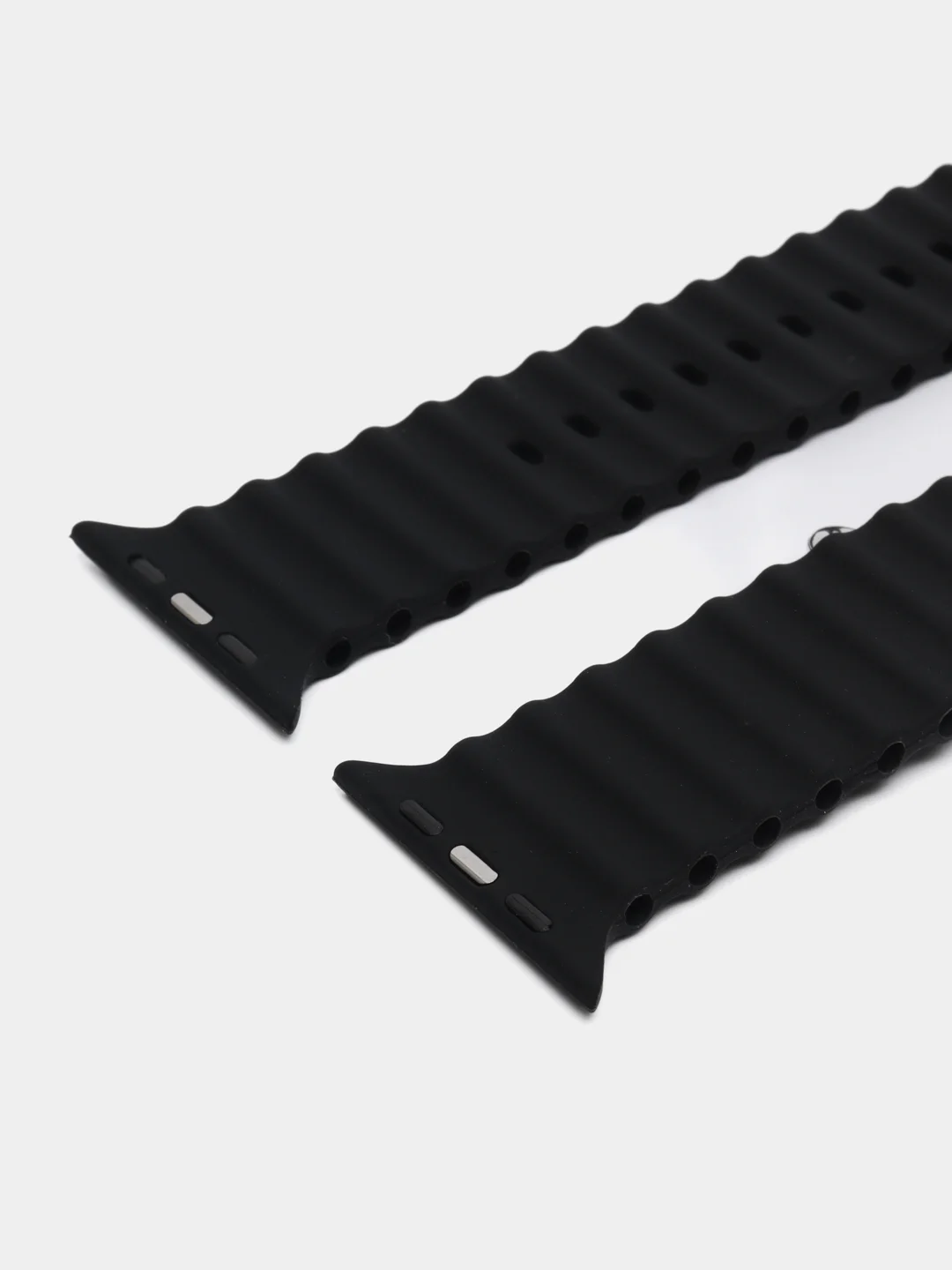 Черный силиконовый ремешок Ultra для смарт-часов Apple Watch, 38/40/41/42/44/45/49