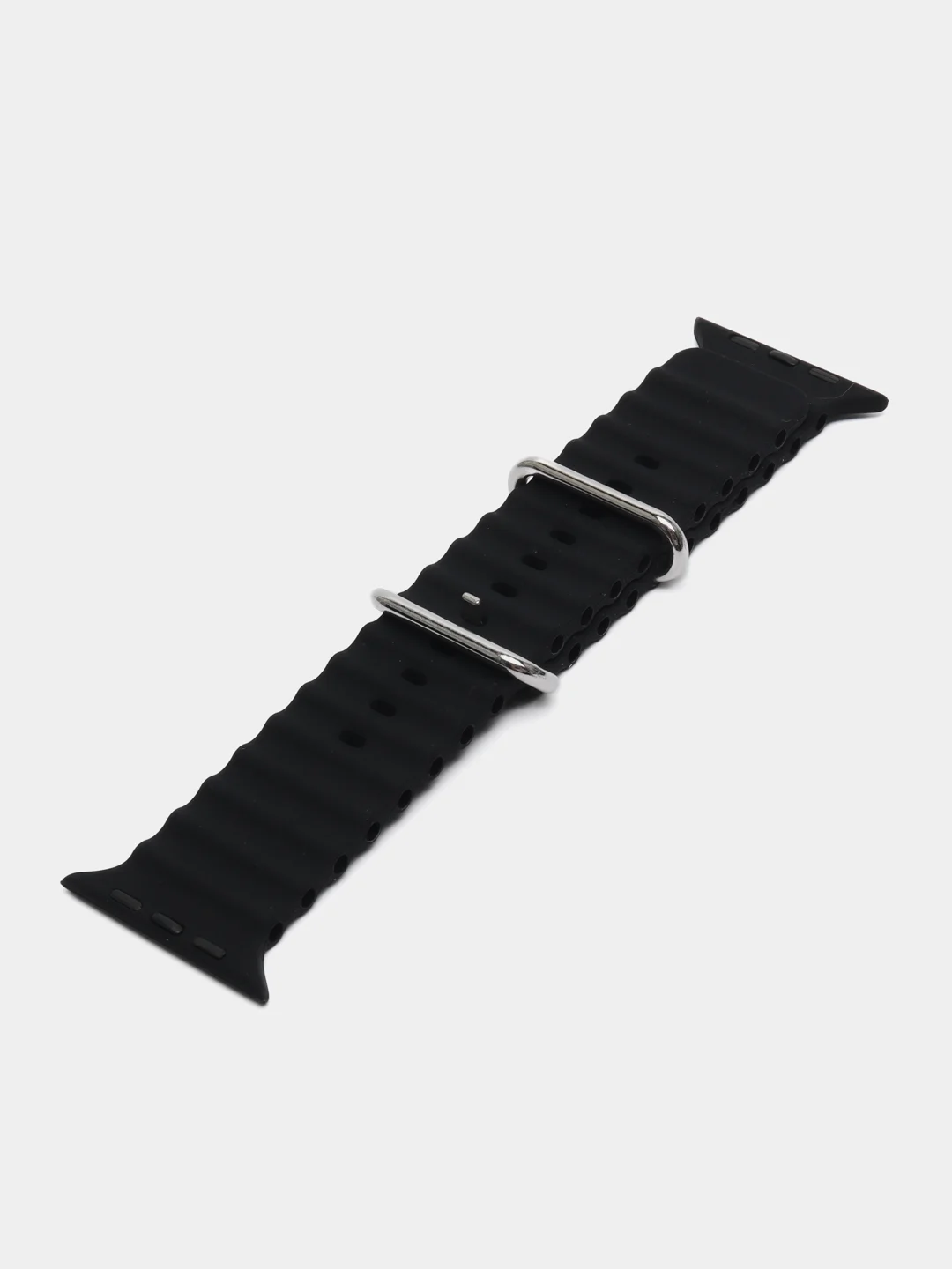 Черный силиконовый ремешок Ultra для смарт-часов Apple Watch, 38/40/41/42/44/45/49