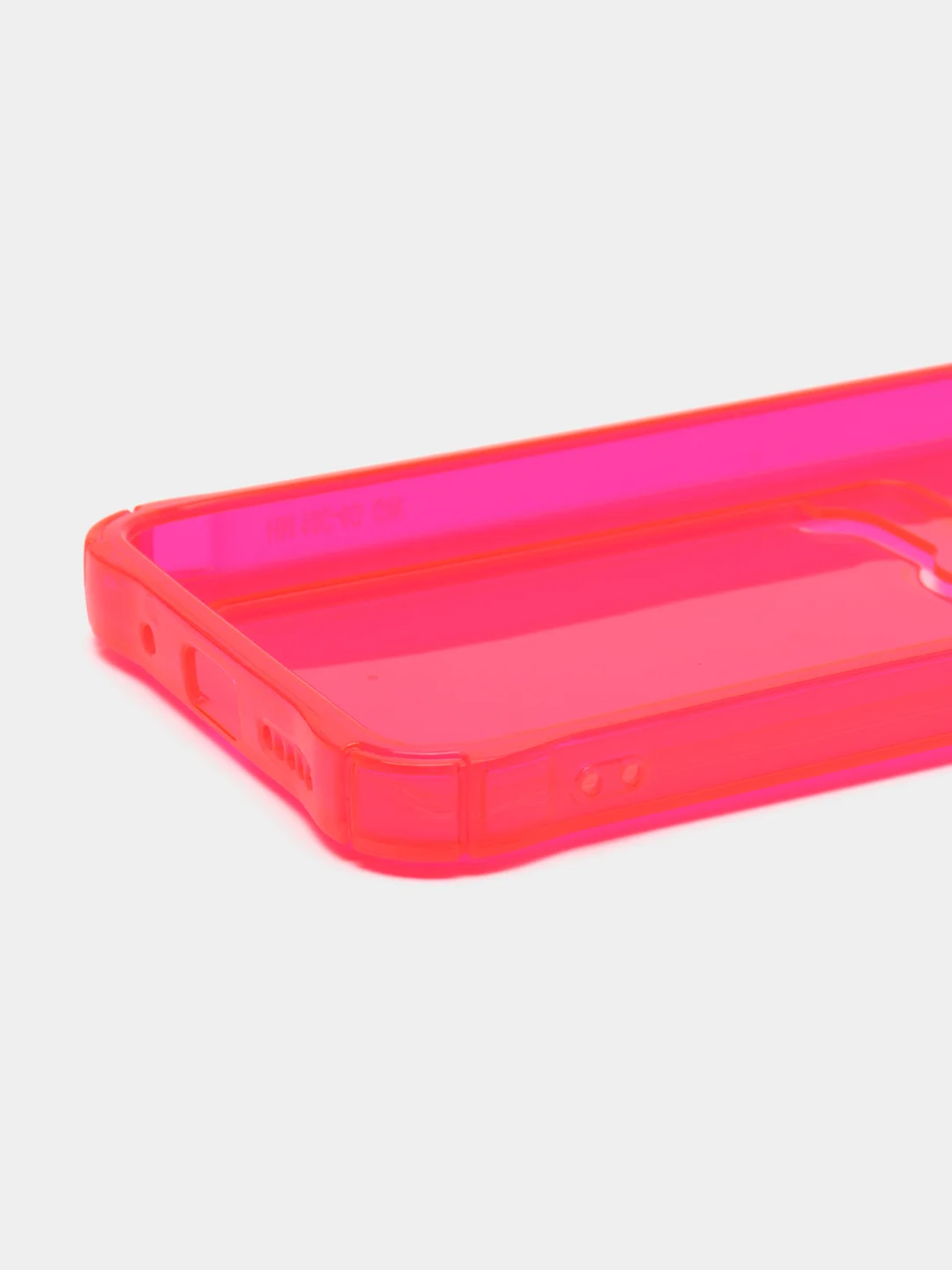 Красный чехол для Xiaomi Redmi 10C, ( Редми 10С ), с карманом для карт, прозрачный