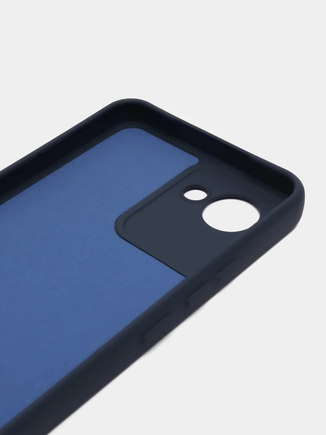 Синий меланж силиконовый чехол для Realme C30, C30S, 50i PRIME (Реалми С30 С30С 50 ай Прайм) прозрачный