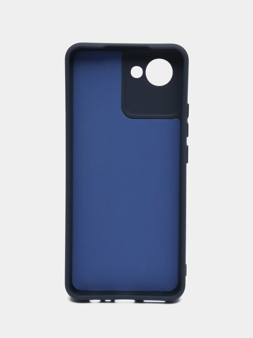 Синий меланж силиконовый чехол для Realme C30, C30S, 50i PRIME (Реалми С30 С30С 50 ай Прайм) прозрачный