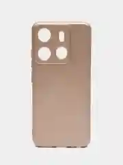 Бежевый чехол для Tecno Spark GO 2023 / Tecno Pop 7 / Tecno Pop 7 Pro прозрачный силиконовый