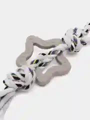 Индиго игрушка-канат с силиконовыми фигурками, для собак