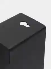 Полка кронштейн для тв приставки, роутера, пульта SANTRIN WALL SHELF-S стальная, черная