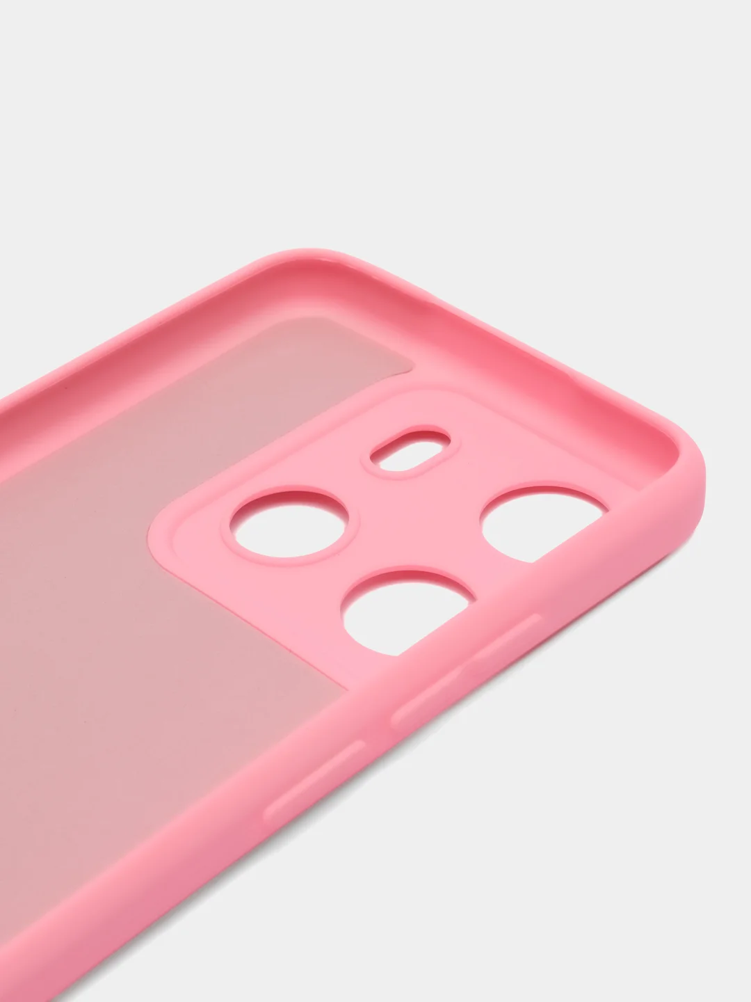 Коралловый чехол для Tecno Spark GO 2023 / Tecno Pop 7 / Tecno Pop 7 Pro прозрачный силиконовый