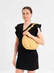 Горчичный сумка женская из экокожи PU, облако