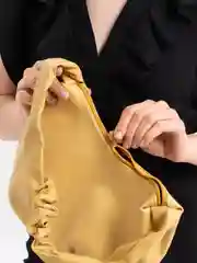Горчичный сумка женская из экокожи PU, облако