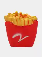 Красный резиновая игрушка - пищалка для собак