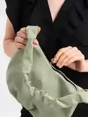 Лесной зеленый сумка женская из экокожи PU, облако