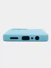 Голубой силиконовый чехол для Realme C30, C30S, 50i PRIME (Реалми С30 С30С 50 ай Прайм) прозрачный