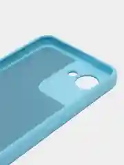 Голубой силиконовый чехол для Realme C30, C30S, 50i PRIME (Реалми С30 С30С 50 ай Прайм) прозрачный