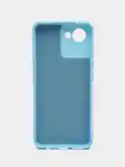 Голубой силиконовый чехол для Realme C30, C30S, 50i PRIME (Реалми С30 С30С 50 ай Прайм) прозрачный