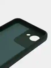 Тёмно-зелёный силиконовый чехол для Realme C30, C30S, 50i PRIME (Реалми С30 С30С 50 ай Прайм) прозрачный