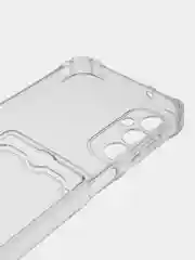 Прозрачный силиконовый чехол Samsung Galaxy A14 4G,  A14 5G, с карманом, прозрачный,