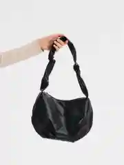 Черный сумка женская из экокожи PU, облако