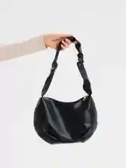Черный сумка женская из экокожи PU, облако