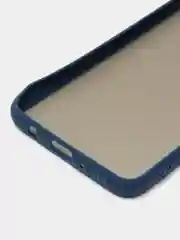 Синий чехол Samsung Galaxy A50 / A50s / A30s, пластиковый, матовый с цветными кнопками