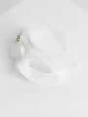 Белый маска карнавальная "Кружево"