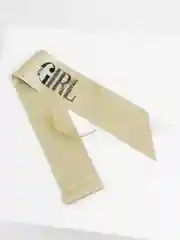 Бежевый набор с диадемой (короной) и лентой Birthday Girl (Queen)
