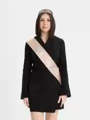 Пудровый набор с диадемой (короной) и лентой Birthday Girl (Queen)