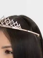 Розовый набор с диадемой (короной) и лентой Birthday Girl (Queen)