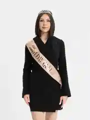 Розовый набор с диадемой (короной) и лентой Birthday Girl (Queen)