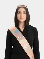 Сиреневый набор с диадемой (короной) и лентой Birthday Girl (Queen)
